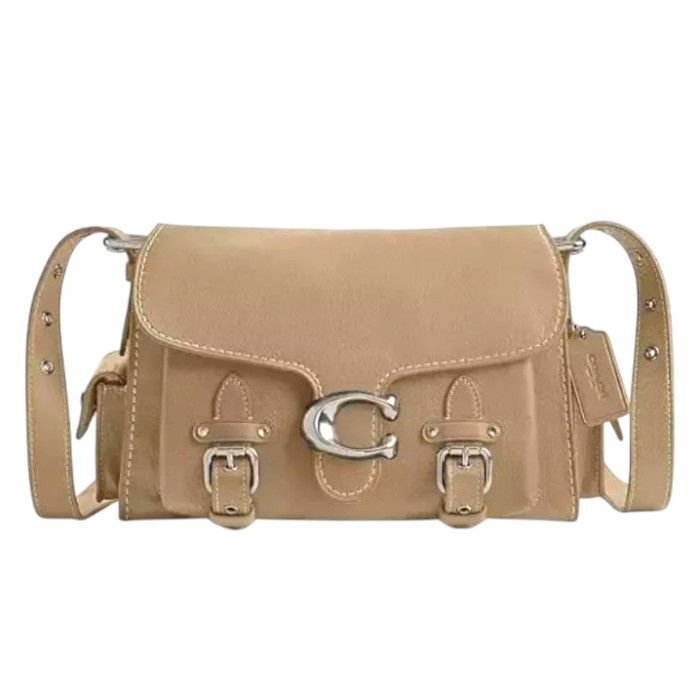 コーチ ショルダーバッグ CT721 ブラック カーゴ ソフト タビー Coach CT721 Cargo Tabby Workwear Soft Tabby Leather Shoulder
