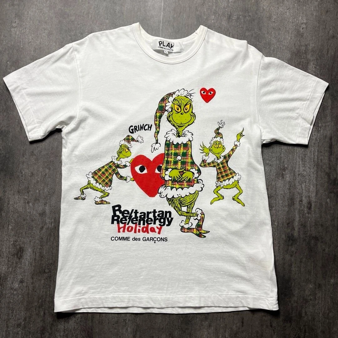 Comme Des Garcons Play Christmas T-Shirt Limited Edition | eBay