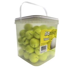 50 Titleist AVX Yellow Near Mint Used Golf Balls AAAA *In a Free Bucket!* SALE!