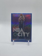 2019-20 Panini NBA Hoops Premium Stock - NBA City Blue #14 Karl-Anthony Towns