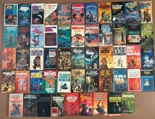 Vintage sci fi paperback lot 53 Ace Daw Del Rey Philip K Dick Sheckley Aldiss 
