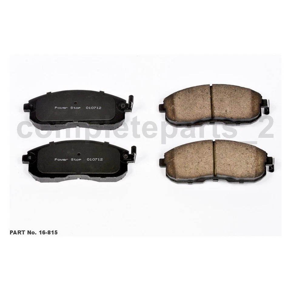 6 Front Rear Brake Pads Set Brake Rotors Fits 2011 2012 2013 2014 Nissan Juke_ - Image 2 of 4
