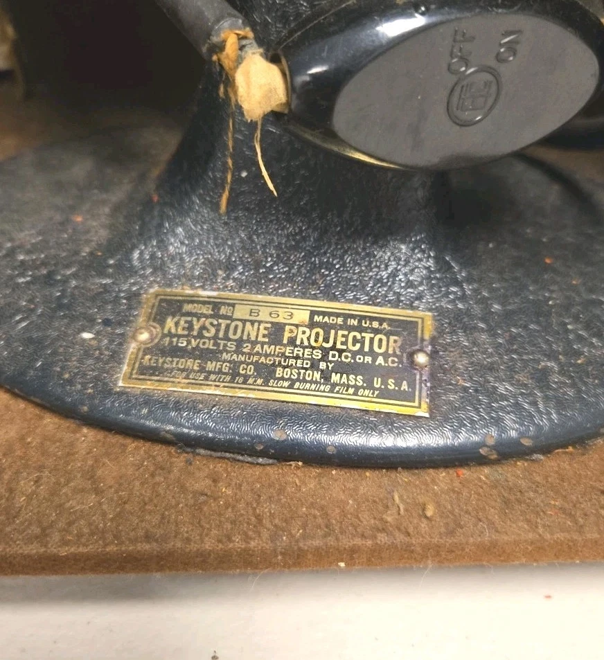 Projetor Keystone Vintage Raro Modelo B63  - Imagem 4 de 4