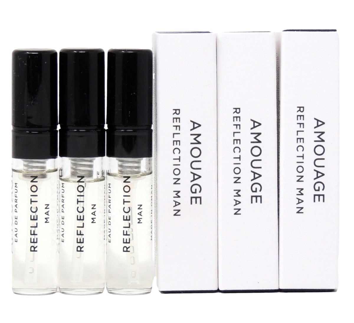 AMOUAGE REFLECTION MAN EDP 2.0ml .06fl oz x 3 COLOGNE SPRAY