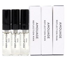 AMOUAGE REFLECTION MAN EDP 2.0ml .06fl oz x 3 COLOGNE SPRAY SAMPLES
