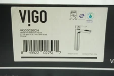 Vigo Amada VG03026CH  Vessel Sink Bathroom Faucet w/Channel Spout in Chrome