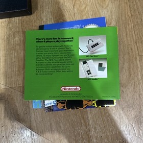 World Cup Soccer NES (Nintendo Entertainment System, 1991) CIB Complete W/ Box