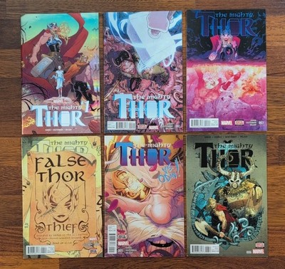 The Mighty Thor  #1 2 3 4 5 6 Jason Aaron 2016 Jane Foster