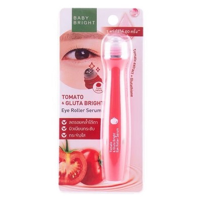[BABY BRIGHT] Tomato and Gluta Brightening Eye Roller Serum 15ml NEW