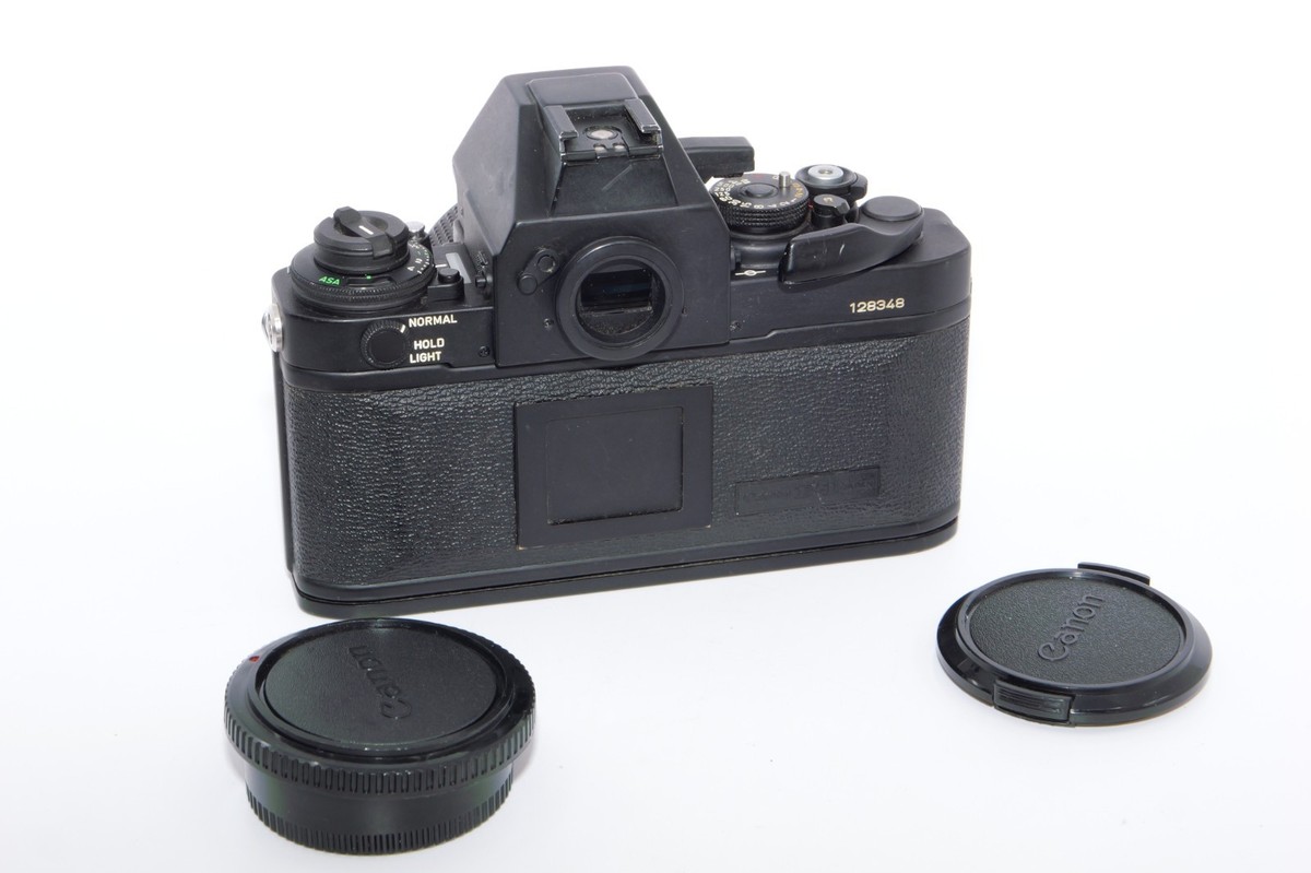 Canon NEW F1 with AE Finder 35mm SLR Film Camera. 50mm 1.4 FD Lens