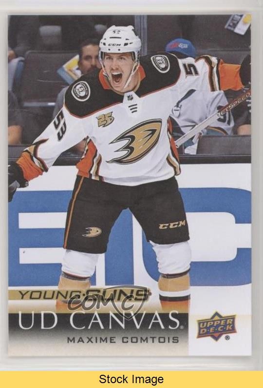 2018 Upper Deck UD Canvas Young Guns Maxime Comtois Max #C95 Rookie RC READ z6b