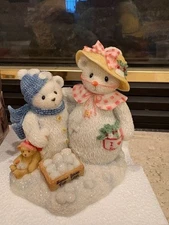 Cherished Teddies - Frosty And Aurora #706884 -  Winter - Snowbears