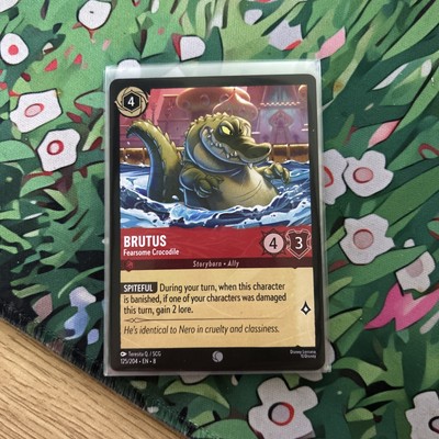 Brutus - Fearsome Crocodile 125/204 Disney Lorcana Reign of Jafar Regular