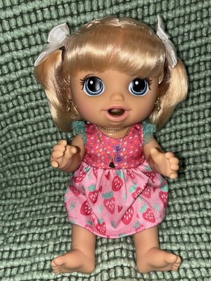 Baby Alive Time For School 2018 Blonde Baby Doll (Jewelry/Bows not included)