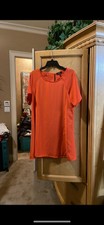 Very J Orange Dress Size Medium