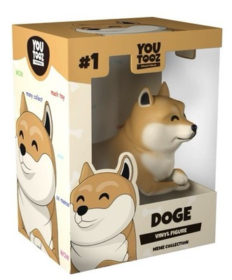 Doge Youtooz #1 Vinyl Figure Meme Collection Collectible With Unscratched Code