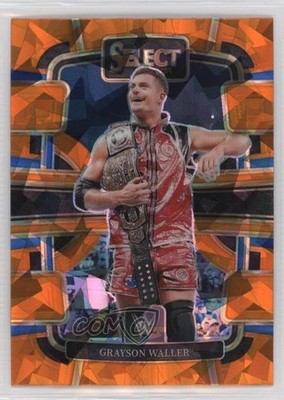 2024 Panini Select WWE Concourse Orange Ice Prizm Grayson Waller #44 3hd