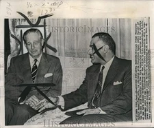 1960 Press Photo British Premier Harold Macmillan & President Gamel Nasser in NY
