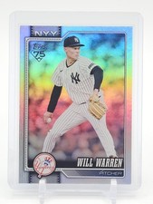 WILL WARREN 2026 TOPPS SERIES ONE RAINBOW FOIL #176 NEW YORK YANKEES Q6573