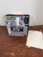 Marios Time Machine Super Nintendo SNES Game With Box & Manual Tested