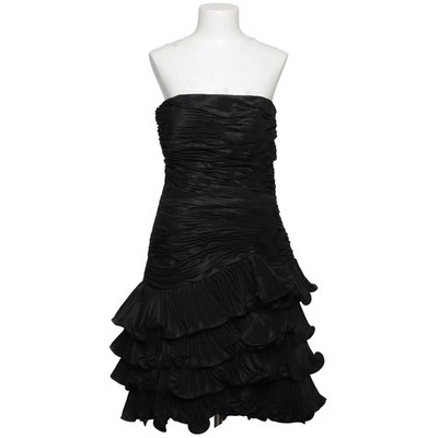 Unique, Cocktailkleid, Größe: L, Grau, Polyester, Zebra, Damen #yZp