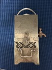 Chinese Brass Teapot, 9 1/2 Inches Tall, With Mountain Scenery Etching — photo 7
