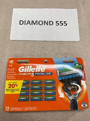 Gillette Razor Blades Fusion 5 Proglide 12 Cartridges | 9582