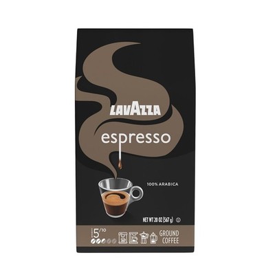 Espresso Ground Coffee Medium Roast 100% Arabica 20 oz Bag Pack of 1