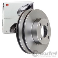 2X NK Bremsscheiben 256Mm BelÜFtet Vorne Passend FÜR Audi 80 Cabriolet Coupe |