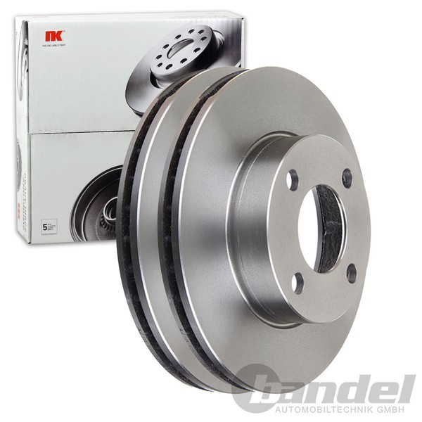 2X NK Bremsscheiben 256Mm BelÜFtet Vorne Passend FÜR Audi 80 Cabriolet Coupe |-image