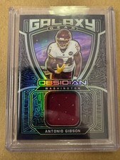 2021 PANINI OBSIDIAN FOOTBALL ANTONIO GIBSON GALAXY GEAR PATCH CARD