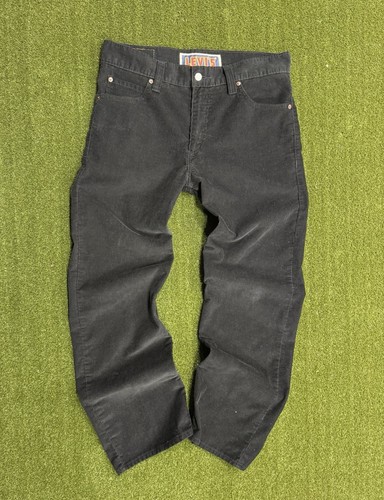 Levi's 549 black corduroy jeans