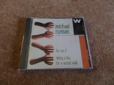 CD ALBUM - NEW & SEALED MICHAEL NYMAN THE ZOO DUET / TAKING A LINE FOR A SECOND