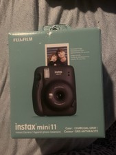 Fujifilm Instax Mini 11 Instant Film Camera Black Tested Works