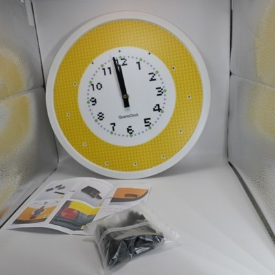 unbranded block clock comes with blocks to hold any type of block figure