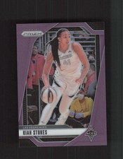 2024 Panini Prizm WNBA #122 Kiah Stokes Purple Prizms #/149
