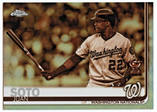 2019 Topps Chrome - Juan Soto #155 Sepia Refractor