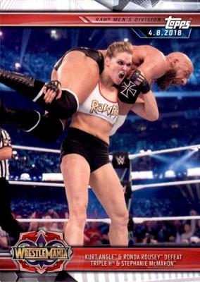 Karte 36 - Kurt Angel & Ronda Rousey - Wrestlemania - WWE Champions 2019