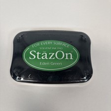 StazOn Solvent Ink Pad-Eden Green Pack of 1 