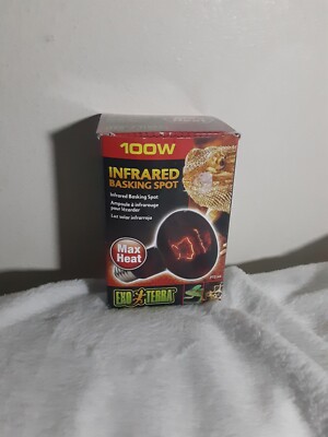 Exo Terra Infrared Basking Spot Bulb 100w Max Heat - BRAND NEW 