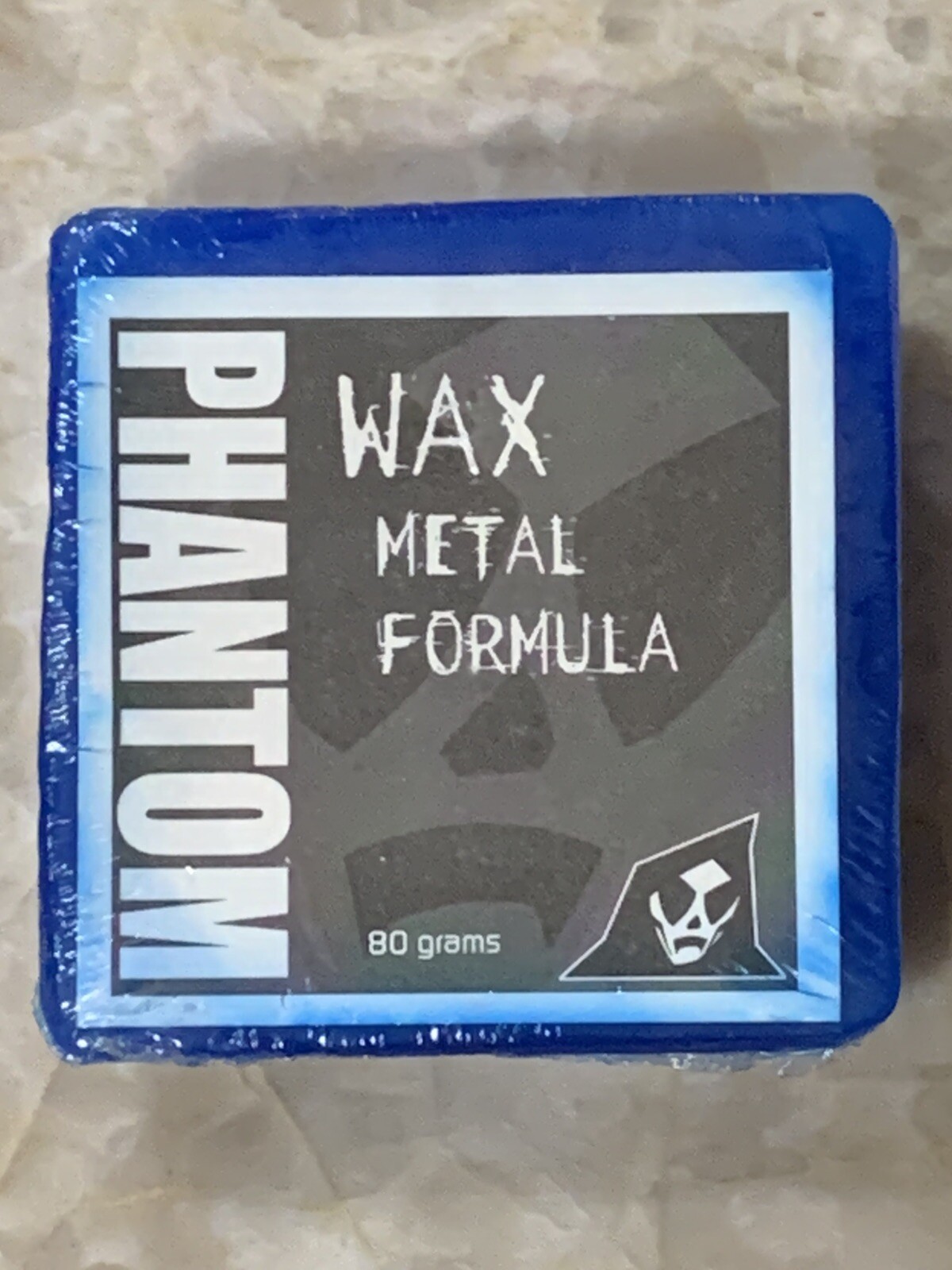 Phantom Skate/Skateboard Grind/Grinding Wax Bar Blue Metal Formula 80