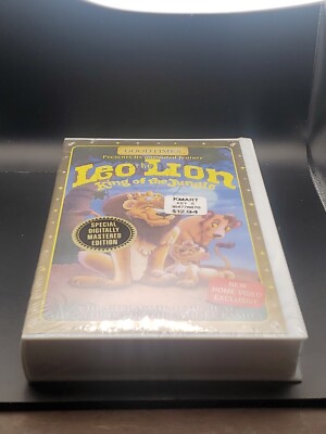 Leo the Lion King of the Jungle on VHS (GoodTimes Video) Digitally Mastered NEW