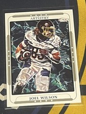 2023 Sage Artistry Football #75 Joel Wilson Silver Rookie New Orleans Saints