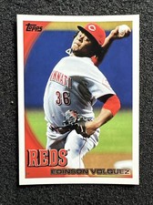 EDINSON VOLQUEZ #589 2010 Topps Baseball QTY Cincinnati Reds