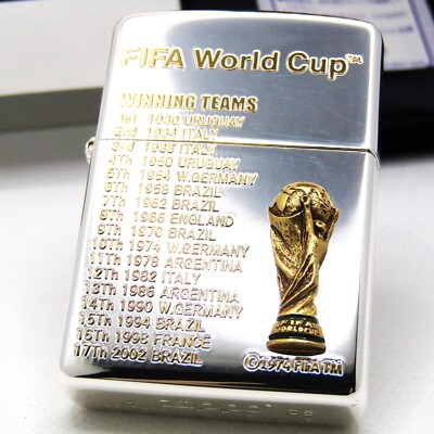 記念グッズ FIFA World Cup Germany Zippo lighter FIFA World Cup Germany 2006 Double Sides Zippo 2005 MIB Rare
