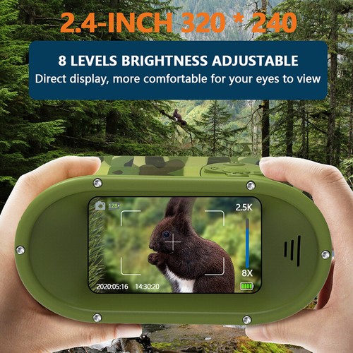 Binoculars Night Vision Telescope Camera IR LED 48MP 4X 8X Zoom 2.4'' IPS Screen - Picture 10 of 13