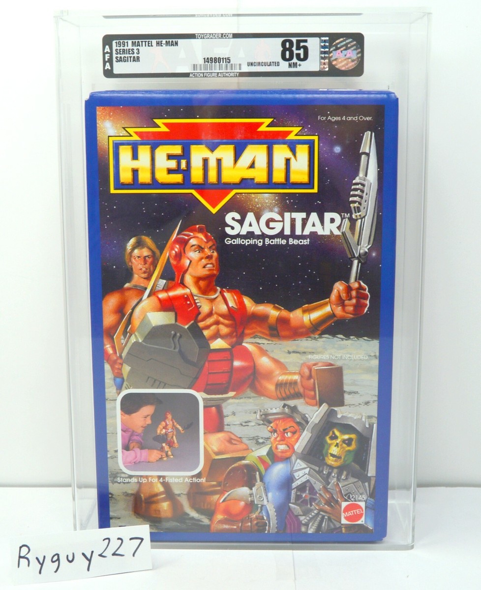 MOTU, Sagitar, AFA 85, graded, Masters of the Universe, MOC, NA He