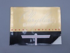 Vintage Chrysler Royal Imperial Brochure Advertisement