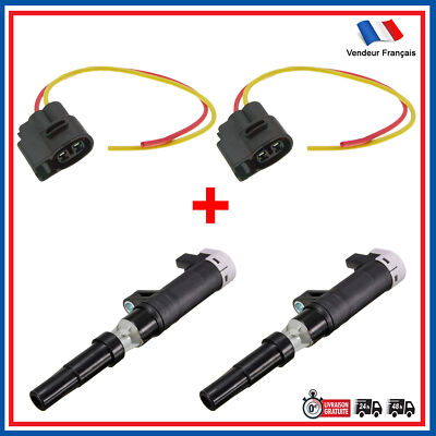 Lot De 4 Bobines D'allumage Haute Performance Partsline - Compatible Renault, Dacia, Nissan, Opel - Réf. KC00089