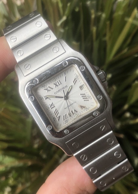 mens cartier santos watch